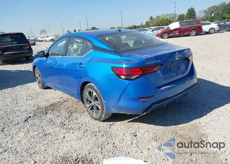 2022 Nissan Sentra Sv from USA, damaged, VIN 3N1AB8CV5NY238933
